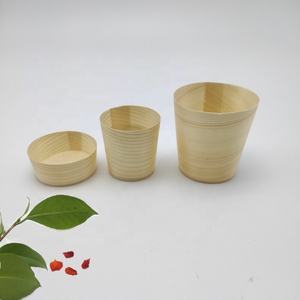 Taza desechable de madera para servir patatas fritas, soporte para charcutería, tazas pequeñas de madera para <span class=keywords><strong>delicatessen</strong></span> - Product Image 3