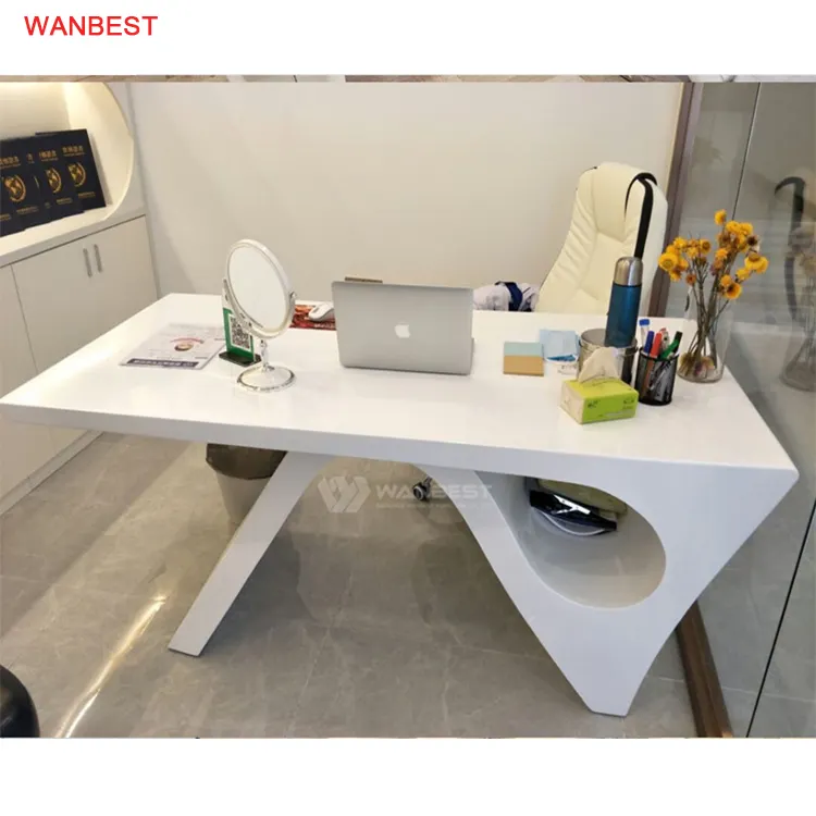 Verenigde State Ontwerp Stijl Luxe Ergonomie Bureau Werkende Computer Tafel