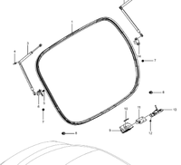 Für BYD Dolphin EM2E-6309112 Heckklappe Rechts Gasdruckfeder Großhandel Karosserie-Stützstrebe