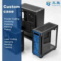 Boîtier PC industriel personnalisé OEM, châssis de système embarqué, boîtier en aluminium étanche à la poussière et à l'eau, usinage CNC, fabrication métallique