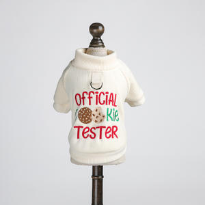 애완 동물 옷 가을 겨울 새로운 작은 품종 강아지 행복한 개 고양이 따뜻한 편안한 음식 테스터 수 놓은 크리스마스 까마귀 - Product Image 5