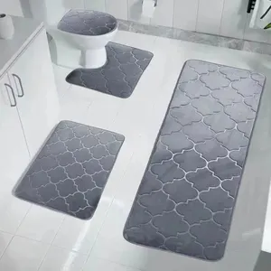 Cheap Wholesale Custom Modern Big Size Large Toilet Fluffy Area Rug For Sale