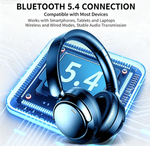 Auriculares Plegables con Almohadillas Acolchadas y <span class=keywords><strong>Banda</strong></span> Ajustable para Mayor Comodidad - Product Image 5