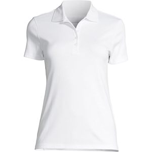 FOXA Women's Supima Cotton <b>Polo</b> Shirt Regular Fit Breathable Pique Fabric <b>White</b> - Product Image 4