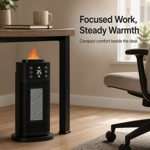 Chauffage électrique en céramique PTC, ventilateur de chauffage portable avec 3 réglages de chaleur, protection contre la surchauffe, pour la maison, le bureau, utilisation en intérieur - Product Image 6