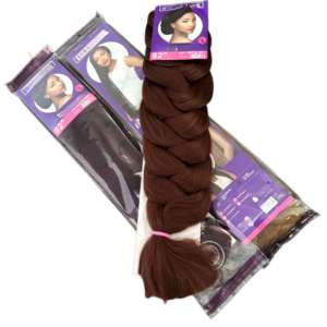 Trenzas <span class=keywords><strong>Jumbo</strong></span> al por Mayor, Cabello Sintético de Alta Calidad de 82 Pulgadas, Suave, para Trenzas, Cabello Sintético Largo Yaki para Mujeres - Product Image 6