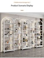 Étagère de présentation de cosmétiques moderne, personnalisée, armoire de présentation de cosmétiques, présentoir mural, armoire de présentation adaptée aux magasins de détail