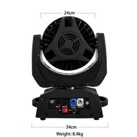 Équipement d'éclairage de scène LED DMX512, 36x18W RGBWA UV 6-en-1, projecteur LED à tête mobile avec zoom pour théâtre, DJ, discothèque, mariage, hôtel