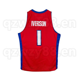 Siap kirim Ivey Detroit Pistons Jersey basket ROSE CUNNINGHAM seragam basket kualitas terbaik - Product Image 5