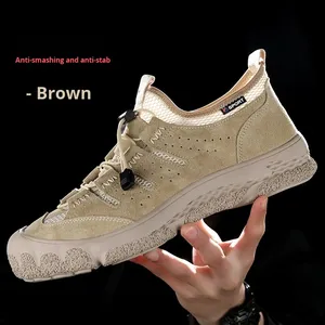 Calzado de Seguridad Transpirable Anti-Impactos y Anti-Pinchazos para Hombre, Zapatos de Protección para Obras de Construcción - Product Image 6