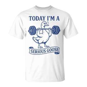 Hoy soy una gallina seriosa, camiseta con diseño de gimnasio, fitness y levantamiento de pesas - Product Image 1