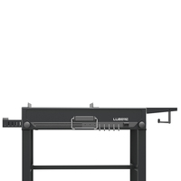 Cadre de support de plaque de cuisson Table de gril portable de table pour le camping de gril de cuisson en plein air