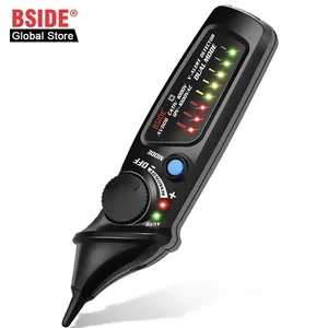 BSIDE AVD06 Sem contato Testador de Tensão Modo Duplo AC 12-1000V Auto/Manual Detector NCV Fio Vivo Verifique a Sensibilidade Ajustável