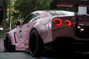 ชุดบอดี้กันชนสำหรับรถ Nissan GTR35 GT-R35อัพเกรดได้กระโปรงข้างสปอยเลอร์หน้าและหลังชุดตัวถังกว้าง <span class=keywords><strong>V2</strong></span>ปอนด์ - Product Image 5