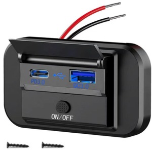 Car Charger QC3.0 PD3.0 Fast Charging <b>Touch</b> <b>Switch</b> Mini For Vehicle Use - Product Image 2