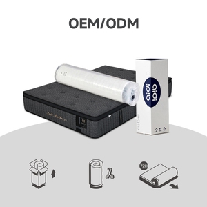 Nệm cao su non gel chỉnh hình cỡ King có thể tùy chỉnh với chức năng massage, lò xo túi 5 vùng, đóng hộp, nội thất phòng ngủ - Product Image 6