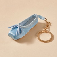 Porte-clés et breloque de sac en forme de pointe de danse pour fille, accessoires de ballet, cadeau