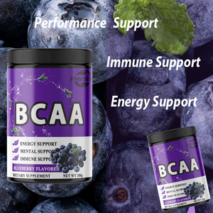 OEM/ODM, Polvo Energético BCAA para el Crecimiento Muscular y la Resistencia, Sabor a Arándano, Gran Venta - Product Image 3