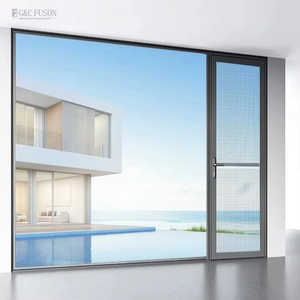 Fuson cài đặt hệ thống cửa sổ nhôm cửa sổ xoay cửa sổ lớn - Product Image 1