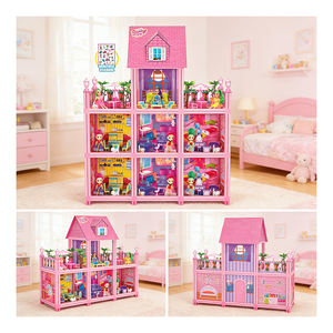 Ensemble de jouets de cuisine miniature pour maison de poupée faits à la main, en PVC, bricolage, puzzle pour les enfants de 5 ans et plus, TOYSRUNNER - Product Image 6