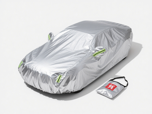 Housse de <span class=keywords><strong>pare</strong></span>-<span class=keywords><strong>brise</strong></span> de voiture de luxe LOTO durable et imperméable, protection en feuille d'aluminium 4 couches, rejet UV à 99 %, protection contre la neige/la glace/le gel - Product Image 1