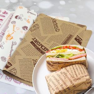 Customized Premium Deli <b>Wrapping</b> Fries Hamburgers Sandwiches Breads Packaging Non-stick Parchment Greaseproof Wax <b>Paper</b> - Product Image 4