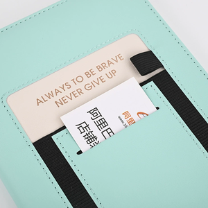 Agenda de Cuero Pu A5 Personalizada Creativa, Agenda de Tapa Dura, Diario de Cuero PU con Portalápices, Bolsillo <span class=keywords><strong>para</strong></span> Móvil, Logotipo Personalizado - Product Image 4