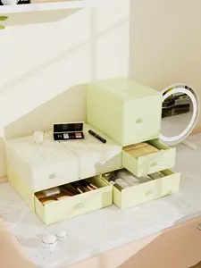 Boîte de <span class=keywords><strong>rangement</strong></span> de pièces de tiroir en plastique empilable Offre Spéciale série de stockage de tiroir en plastique empilable de bureau - Product Image 3