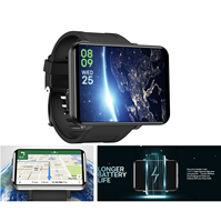 Montre connectée Android 4G Aosman avec grand écran de 2,86 pouces, 3 Go + 32 Go, appareil photo 5 MP, Wi-Fi, GPS, étanche IP67, pour hommes DM100