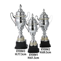 Coupe Trophée Personnalisable en Métal Doré ou Argenté de la Marque Phoenix, Gravée et Imprimée en Letterpress, Designs Personnalisés, OEM Accepté