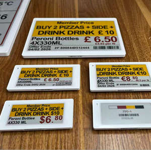 Etiqueta Electrónica Automática para Estantes, ESL, Cambio Inteligente de Precio, Etiqueta de Precio Digital, Etiqueta Magnética Resistente, Sistema de Estanterías para Almacenes - Product Image 1