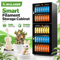 Armoire de déshydratation de filament d'impression 3D grande capacité avec tamis moléculaire et contrôle d'humidité zoné pour PLA, PETG, ABS, TPU, Nylon, PVA