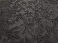 Drapeau américain noir brodé 3'x5' en stock, livraison rapide, avec mât en aluminium style drapeau américain pour extérieur