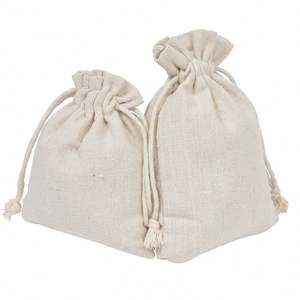 Customized Cotton Storage Drawstring Pouches 10*15cm New Year Party Wedding Gift Package Multi-Size Jewelry Shopping Crafts - Product Image 1