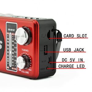 Mô Hình XB-891BT N6 Truyền Dẫn Di Động Của Nhãn Hiệu Đài Phát Thanh Hifi Âm Bass Lớn <span class=keywords><strong>Mini</strong></span> FM AM SW MP3 Âm Nhạc Âm Thanh Loa Với Đài Phát Thanh TF Thẻ - Product Image 2