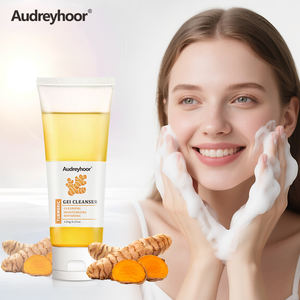 Limpiador facial de cúrcuma orgánico OEM <span class=keywords><strong>Peeling</strong></span> Face Wash para la eliminación de manchas de acné y blanqueamiento profundo de poros hidratante - Product Image 3