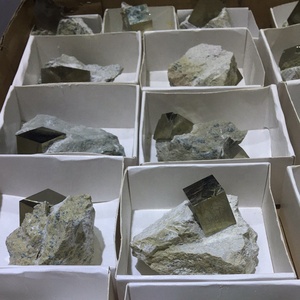 Bán Buôn Khoáng Vật Pyrite Đồng Thô Tự Nhiên Mẫu Đá Thô Pyrite Chalcopyrite Quặng - Product Image 5