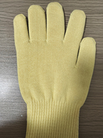 Gants de travail de sécurité résistants à la chaleur, enduits d'aramide, doublure en coton, gants de soudage pour barbecue, gants de sécurité ignifuges