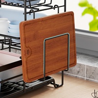 Assiettes de vaisselle détachables à 3 niveaux, support de rangement pour bol, cuisine de grande capacité sur l'évier, égouttoir à vaisselle avec plateau d'égouttage