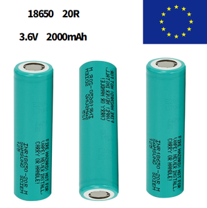 EU Chứng Khoán 100% xác thực inr18650 2000mAh 20R 15A 13.6V có thể sạc lại hình trụ <span class=keywords><strong>Lithium</strong></span> <span class=keywords><strong>Ion</strong></span> pin với 15A xả - Product Image 6