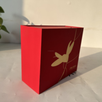 Caja de Papel Portátil de Diseño Fantástico y Lujoso con Apertura Central, Grabado en Relieve, Laminación Mate, Impresión y Tamaño Personalizados
