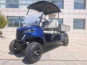 Voiturette de golf électrique tout-terrain 48V durable à 2 places pour le transport de passagers et le tourisme, avec boîte de chargement, pour routes non publiques - Product Image 1