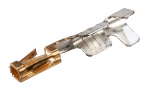 Connecteur de câble femelle TAIYAN CC81L-2426-01-L, bornier à sertir plaqué or, bronze phosphoreux, pour fil 24-26 AWG, boîtier IPD2, fil vers carte - Product Image 2