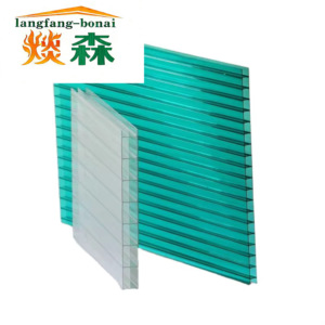 Panneaux solaires PC à double paroi, toit en <span class=keywords><strong>plastique</strong></span> <span class=keywords><strong>transparent</strong></span>, plaque PC alvéolaire pour arrêt de bus, plaque en polycarbonate à double paroi - Product Image 2