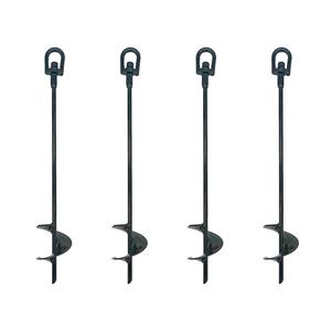 Heavy Duty Steel Auger Earth <strong>Anchors</strong> Camping Tent With Hex Head <strong>Trampoline</strong> Ground <strong>Anchors</strong> Stakes <strong>Kits</strong> - Product Image 4