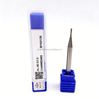 Fresa de carburo sólido de 3 filos con vástago recto y base plana ZCC.CT AL-3E-D1.0&3F-1.00MM*4*3*50, adecuada para aleación de aluminio OEM ODM
