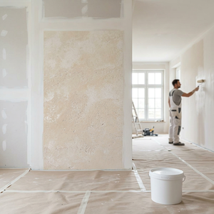 Revêtement mural en pierre calcaire durable, décoration de pièce, antidérapant, plusieurs options de couleurs, parfait pour les intérieurs d'hôtels et de maisons, peinture - Product Image 1