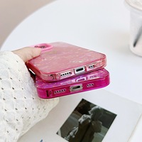 Mignon Petit Coeur Shell Motif IMD Étui En Plastique Dur pour iPhone 14 Pro Max Personnalisé Sea Shell Mobile Phone Case Logo PC