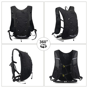 Mochila de Hidratación Unisex con Banda Reflectante para Actividades al Aire Libre, Ligera, para Ciclismo, Senderismo, Deportes, Viajes - Product Image 6