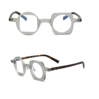 Monture de lunettes PES7 tendance en acétate irrégulier pour femme, monture optique écaille de tortue, lunettes transparentes, lunettes de vue personnalisées pour myopie
